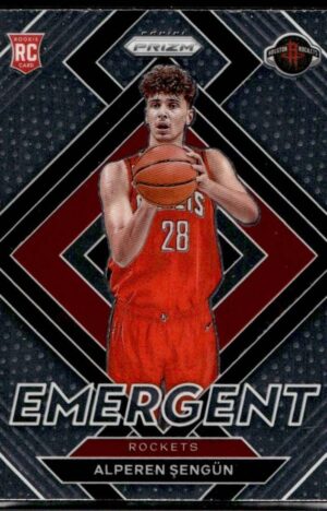 2021 Panini Prizm Emergent Houston Rockets #28 Alperen Sengun RC Rookie