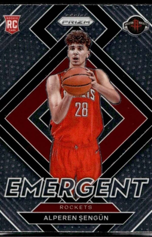 2021 Panini Prizm Emergent Houston Rockets #28 Alperen Sengun RC Rookie