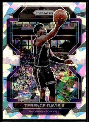 2021 Panini Prizm Sacramento Kings #139 Terence Davis II Cracked Ice