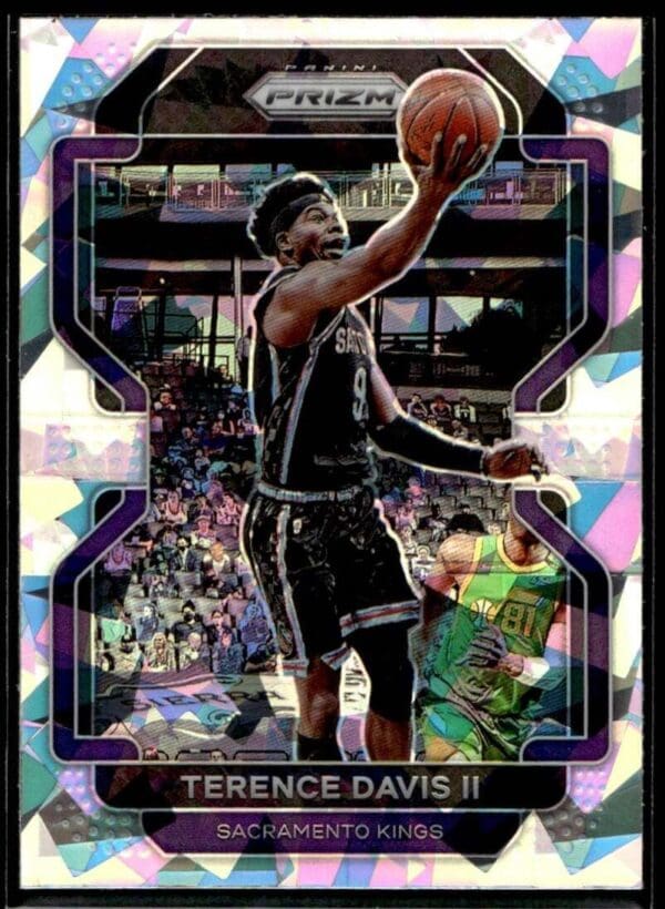 2021 Panini Prizm Sacramento Kings #139 Terence Davis II Cracked Ice