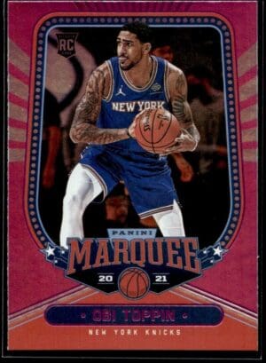 2020 Panini Chronicles Marquee New York Knicks #258 Obi Toppin RC Rookie