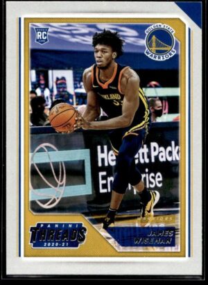 2020 Panini Chronicles Threads Golden State Warriors #93 James Wiseman RC Rookie