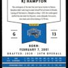 2020 Panini Chronicles Orlando Magic #105 RJ Hampton RC Rookie