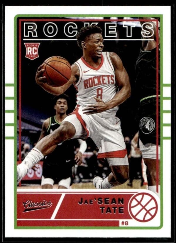 2020 Panini Chronicles Classics Houston Rockets #640 Jae'Sean Tate RC Rookie
