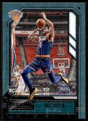 2020 Panini Chronicles Playbook New York Knicks #177 Obi Toppin RC Rookie