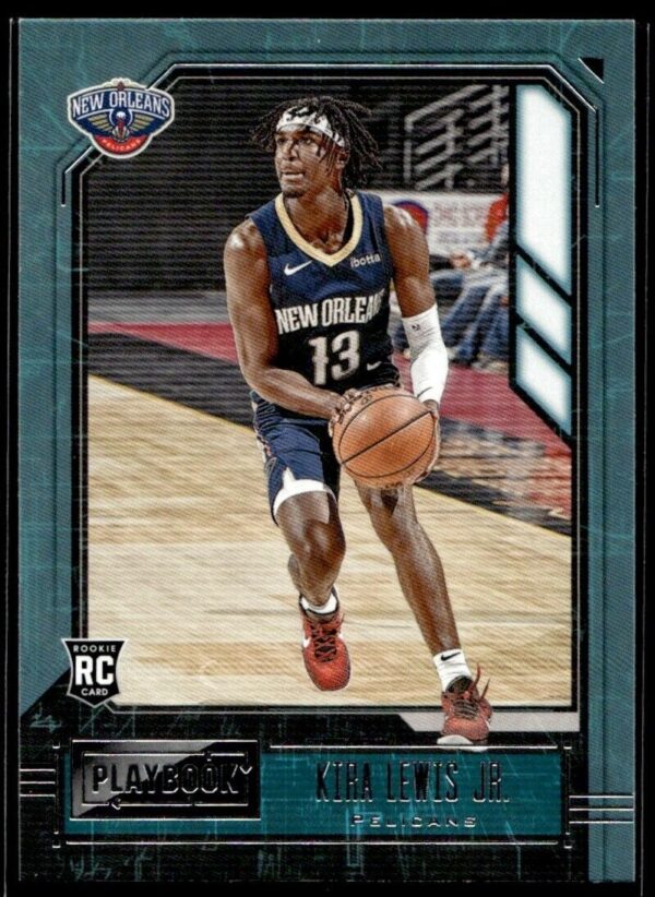 2020 Panini Playbook New Orleans Pelicans #195 Kira Lewis Jr. RC Rookie
