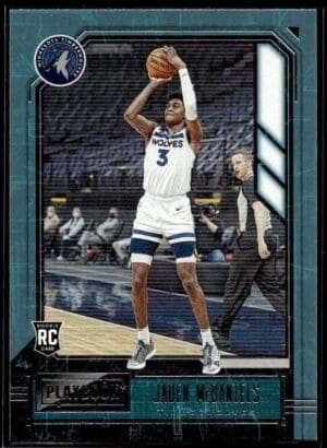 2020 Panini Playbook Minnesota Timberwolves #180 Jaden McDaniels RC Rookie