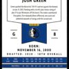 2020 Panini Chronicles Dallas Mavericks #129 Josh Green RC Rookie