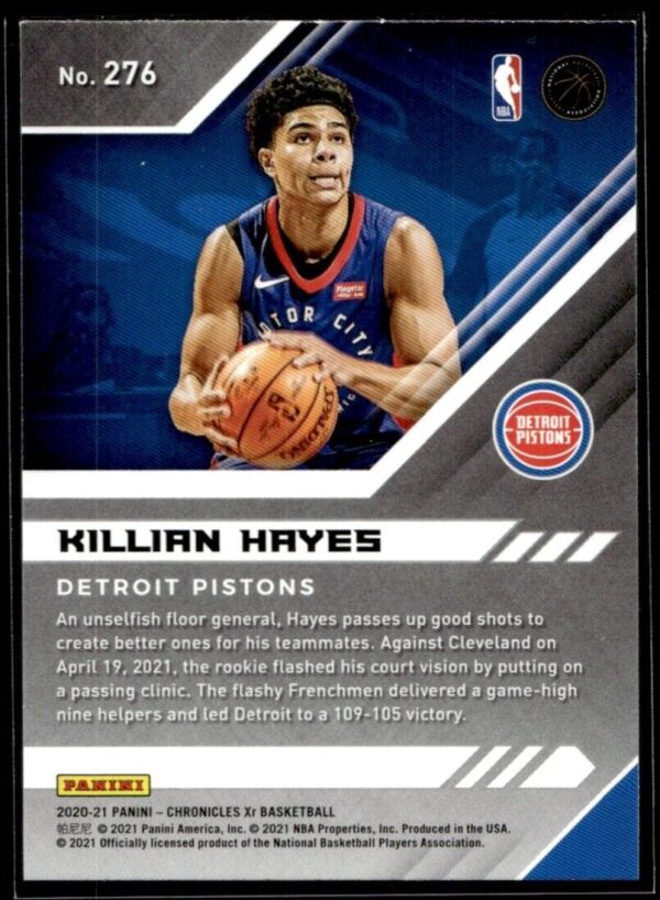 2020 Panini Chronicles XR Detroit Pistons #276 Killian Hayes RC Rookie