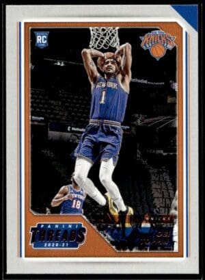2020 Panini Chronicles Threads New York Knicks #80 Obi Toppin RC Rookie