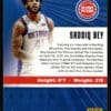2020 Panini Chronicles Essentials Detroit Pistons #215 Saddiq Bey RC Rookie
