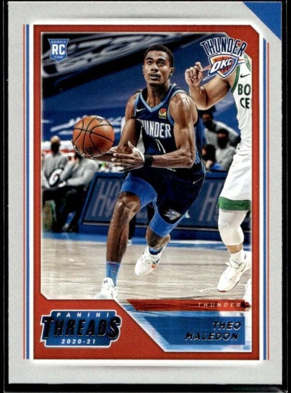 2020 Panini Chronicles Threads Oklahoma City Thunder #99 Theo Maledon RC Rookie