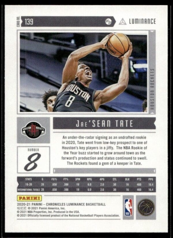 2020 Panini Chronicles XR Philadelphia 76ers #139 Joel Embiid RC Rookie