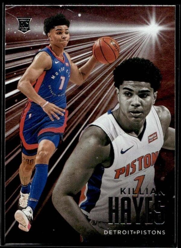 2020 Panini Chronicles Essentials Detroit Pistons #218 Killian Hayes RC Rookie