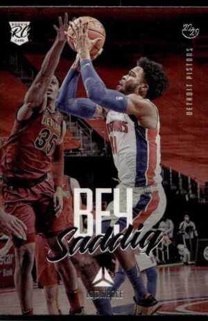 2020 Panini Chronicles Luminance Detroit Pistons #138 Saddiq Bey RC Rookie