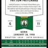 2020 Panini Chronicles Boston Celtics #121 Payton Pritchard RC Rookie