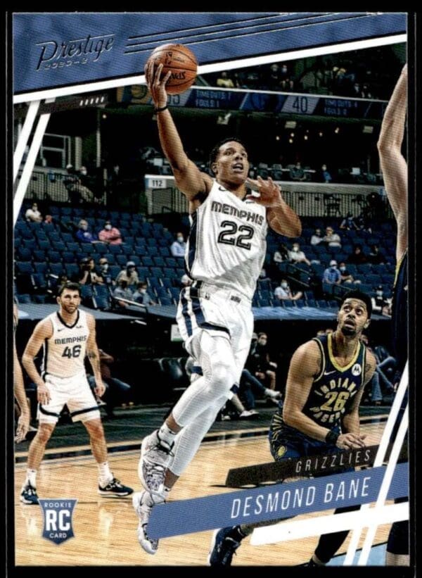 2020 Panini Chronicles Prestige Memphis Grizzlies #60 Desmond Bane RC Rookie