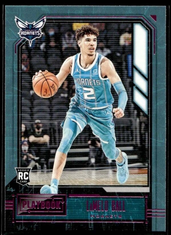 2020 Panini Chronicles Playbook Charlotte Hornets #192 LaMelo Ball RC Rookie