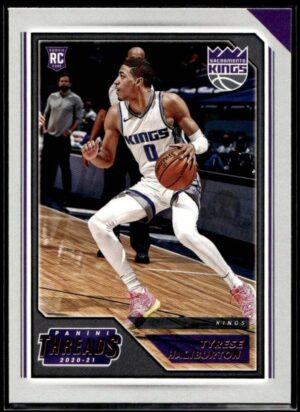 2020 Panini Chronicles Threads Sacramento Kings #91 Tyrese Haliburton RC Rookie