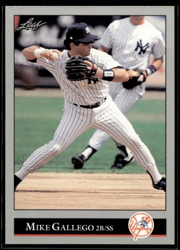 1992 Leaf New York Yankees #236 Mike Gallego