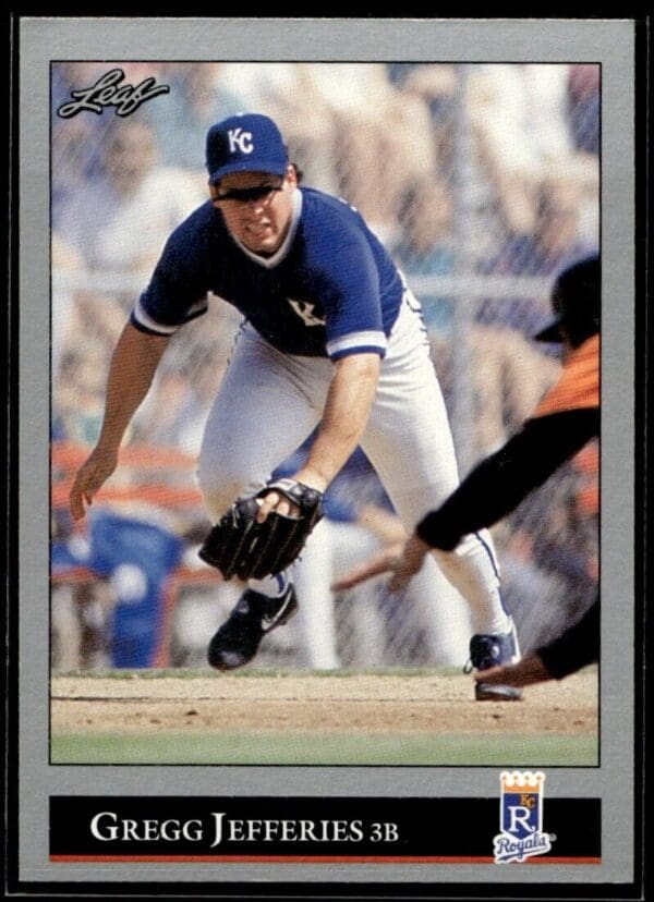 1992 Leaf Kansas City Royals #215 Gregg Jefferies