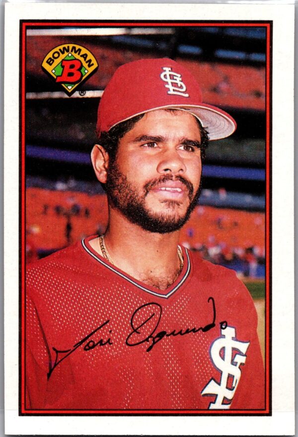 _10 1989 Bowman St. Louis Cardinals #438 Jose Oquendo