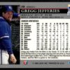 1992 Leaf Kansas City Royals #215 Gregg Jefferies