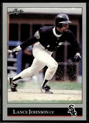 1992 Leaf Chicago White Sox #237 Lance Johnson