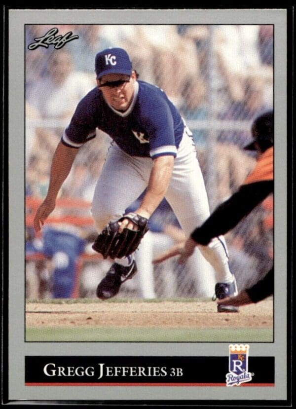 1992 Leaf Kansas City Royals #215 Gregg Jefferies