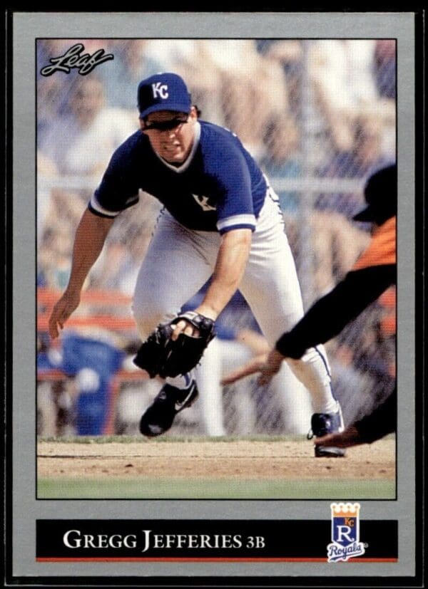1992 Leaf Kansas City Royals #215 Gregg Jefferies