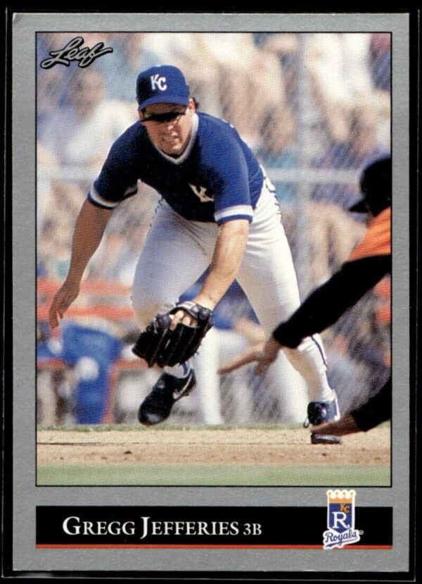 1992 Leaf Kansas City Royals #215 Gregg Jefferies