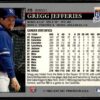 1992 Leaf Kansas City Royals #215 Gregg Jefferies