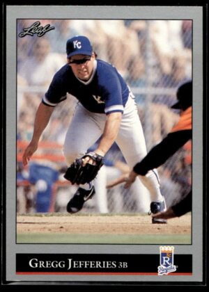 1992 Leaf Kansas City Royals #215 Gregg Jefferies