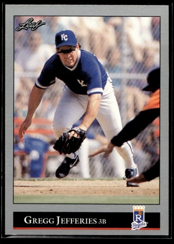 1992 Leaf Kansas City Royals #215 Gregg Jefferies