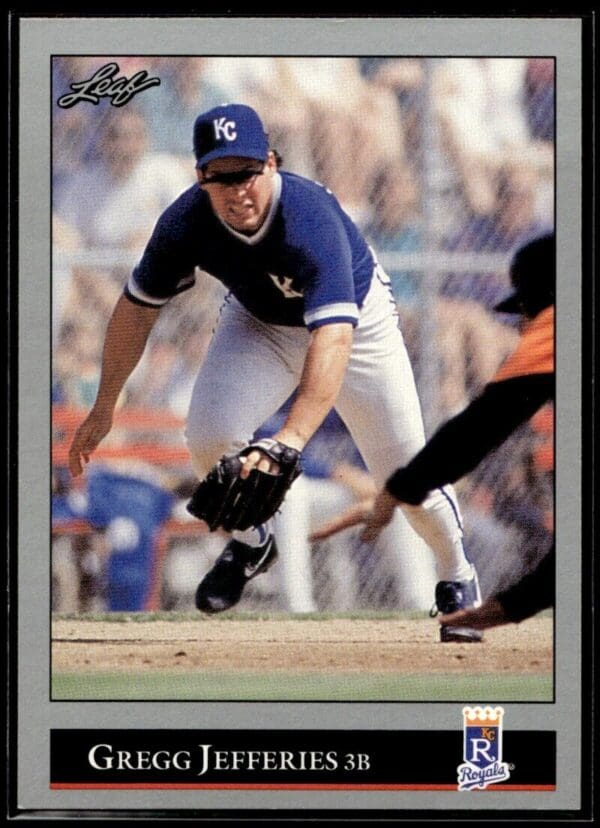 1992 Leaf Kansas City Royals #215 Gregg Jefferies