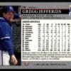 1992 Leaf Kansas City Royals #215 Gregg Jefferies