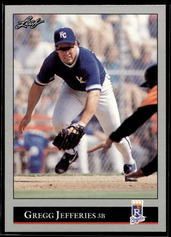 1992 Leaf Kansas City Royals #215 Gregg Jefferies
