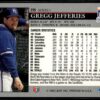 1992 Leaf Kansas City Royals #215 Gregg Jefferies
