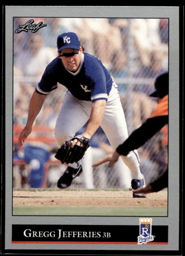 1992 Leaf Kansas City Royals #215 Gregg Jefferies
