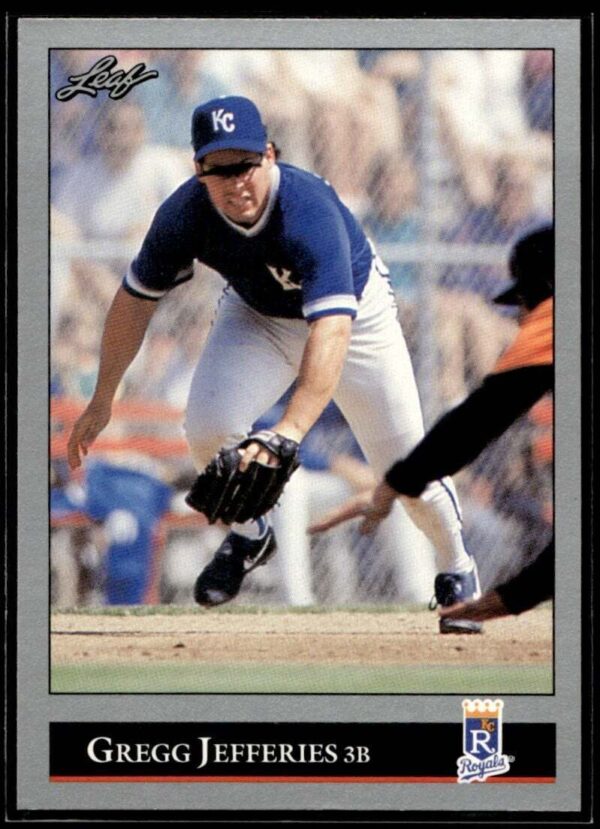 1992 Leaf Kansas City Royals #215 Gregg Jefferies