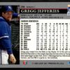 1992 Leaf Kansas City Royals #215 Gregg Jefferies