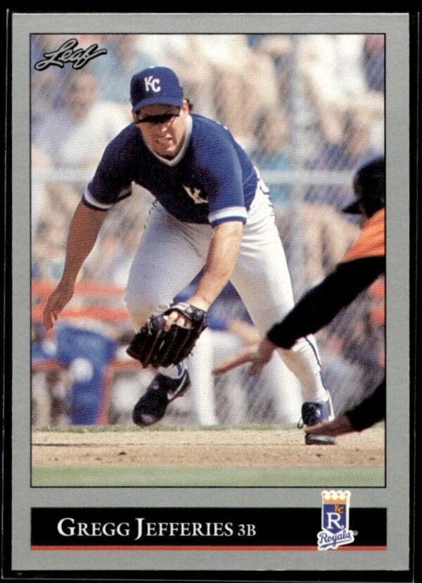 1992 Leaf Kansas City Royals #215 Gregg Jefferies
