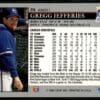 1992 Leaf Kansas City Royals #215 Gregg Jefferies