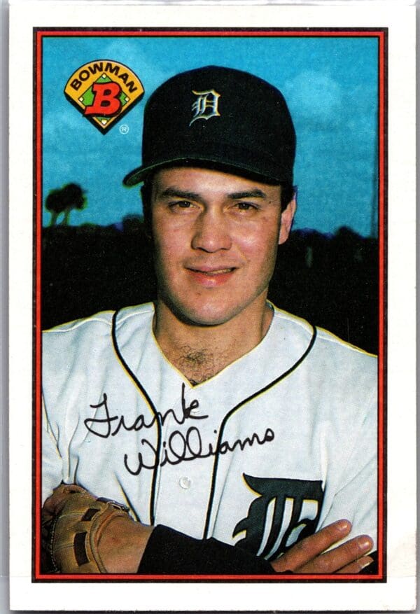1989 Bowman Detroit Tigers #100 Frank Williams