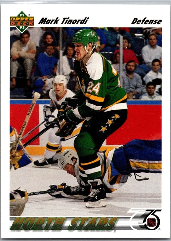 1991 Upper Deck Minnesota North Stars #295 Mark Tinordi