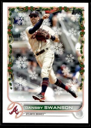 2022 Topps Holiday Atlanta Braves #HW28 Dansby Swanson