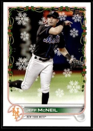 2022 Topps Holiday New York Mets #HW59 Jeff McNeil