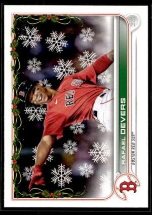2022 Topps Holiday Boston Red Sox #HW189 Rafael Devers