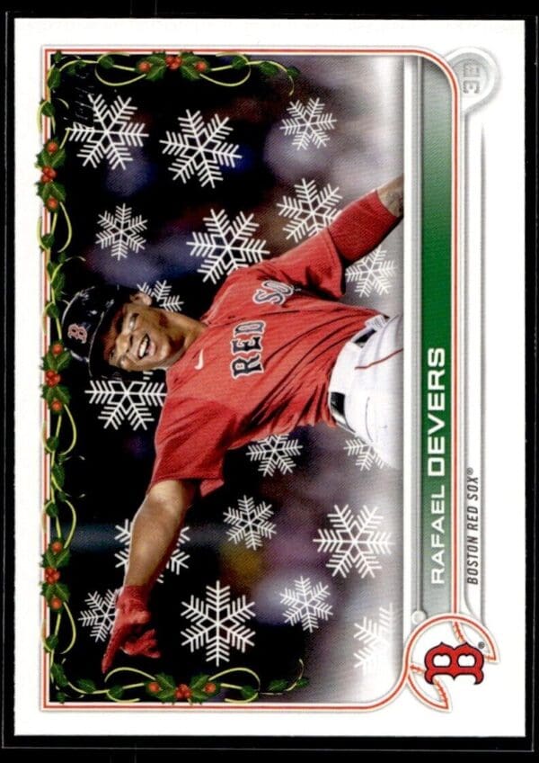 2022 Topps Holiday Boston Red Sox #HW189 Rafael Devers