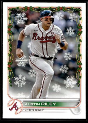 2022 Topps Holiday Atlanta Braves #HW146 Austin Riley